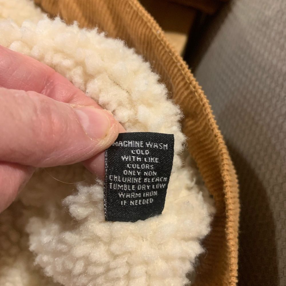 Rue 21 Corduroy Tan Button-down Jacket with Fleece Lining - Picture 8 of 13